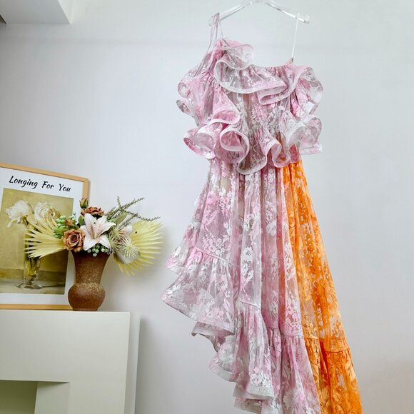 Zimmermann DAWNING Lace Midi Dress - Picture 9 of 13